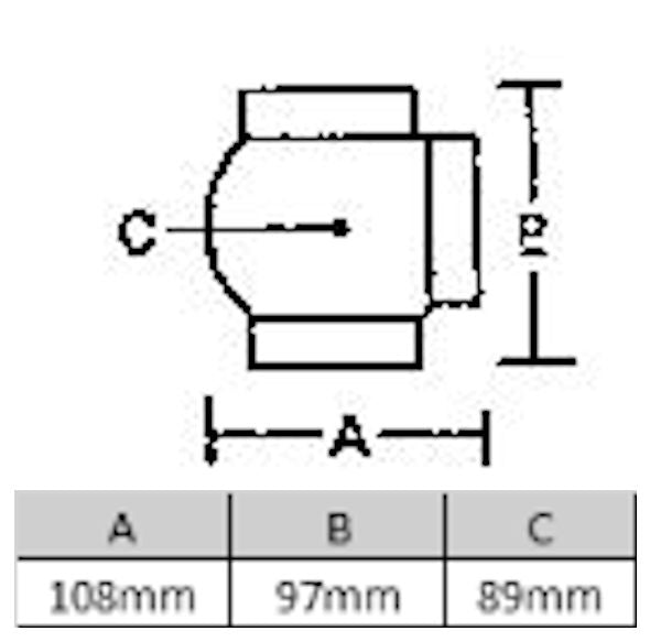 Ball Side Outlet Cross