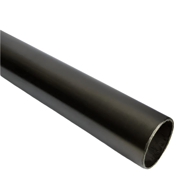 Dark bronze finished tube on white background
