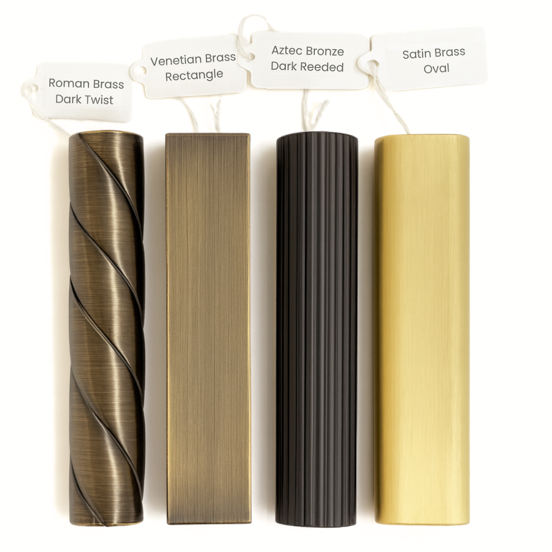 Antique Brass Finishes Sample Box