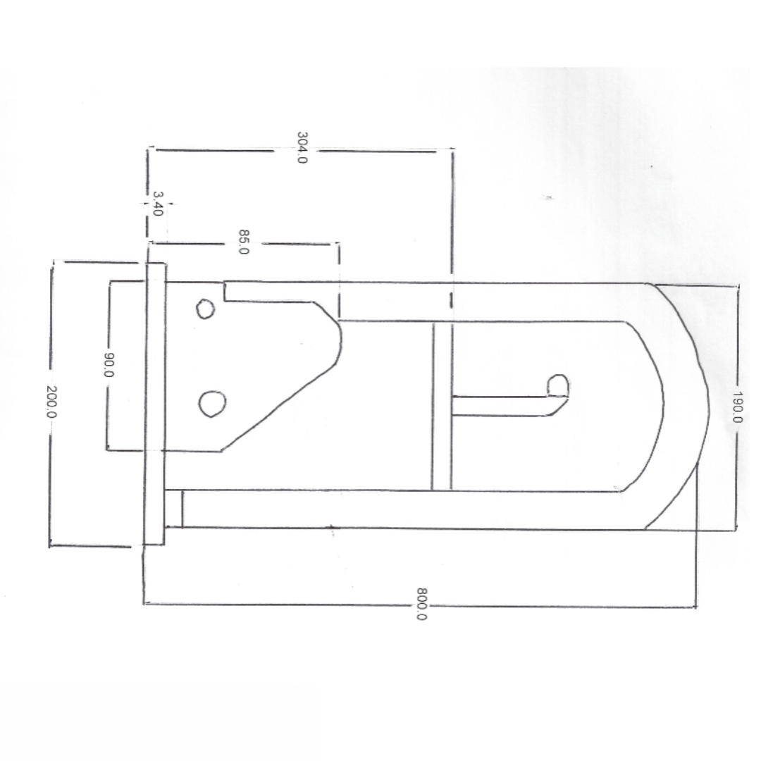 Hinged Grab Rail