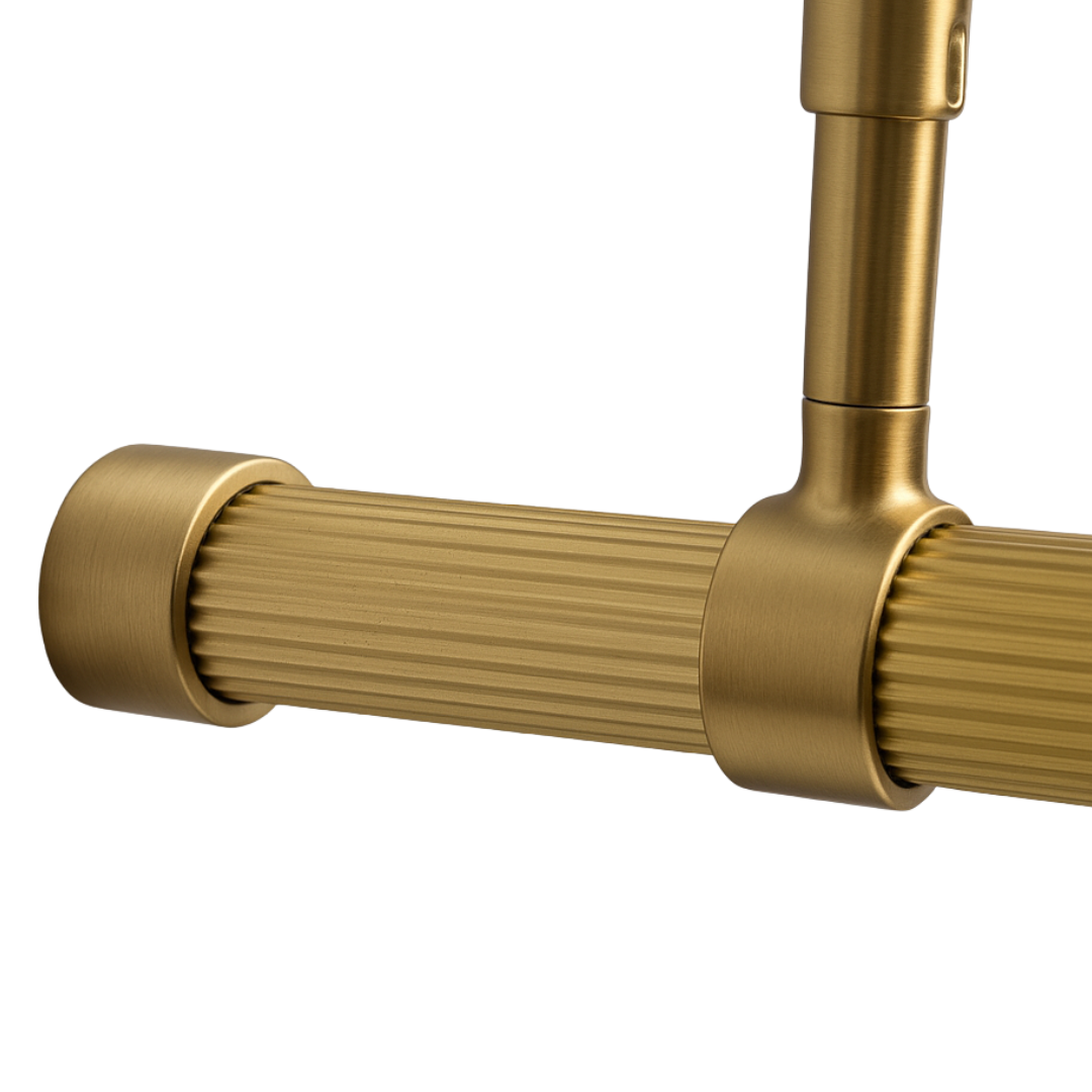 Reeded Brass Rail