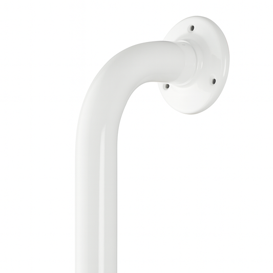 White Coated Grab Rail