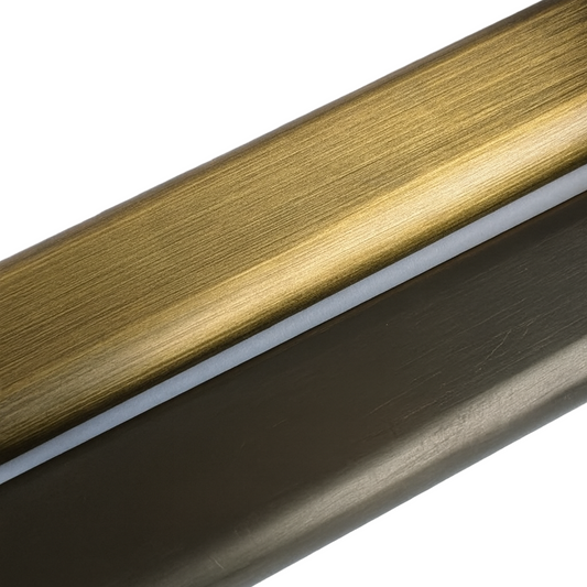 30x15mm Brass Oval Tube