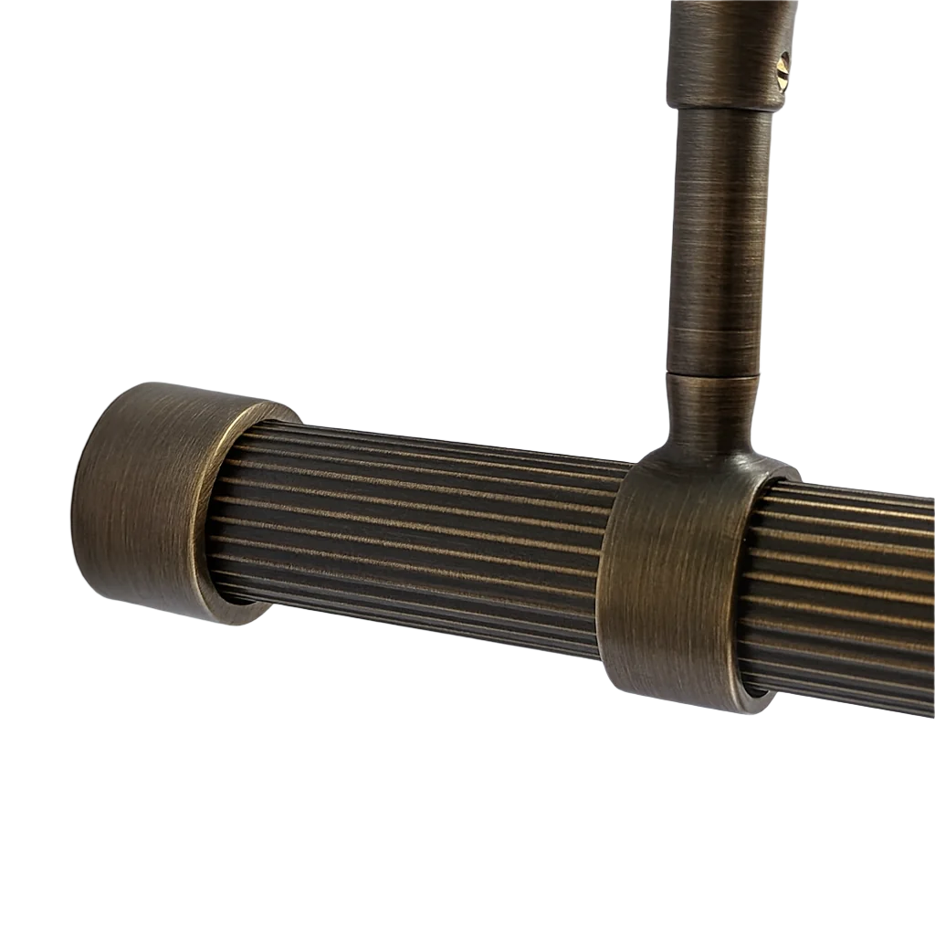 Reeded Brass Rail