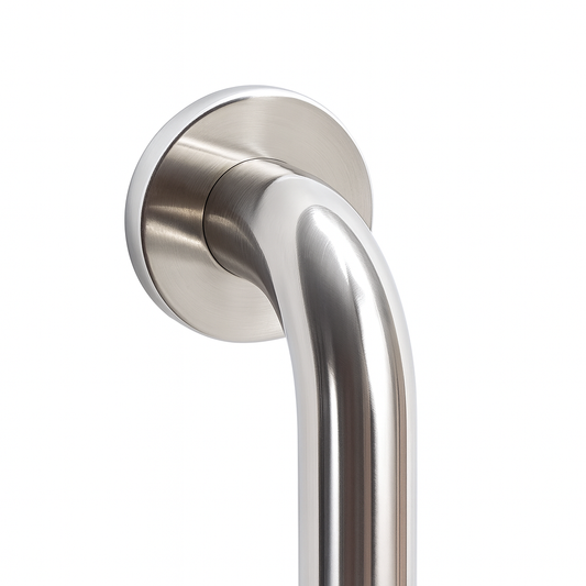 Cranked Stainless Steel Grab Rail