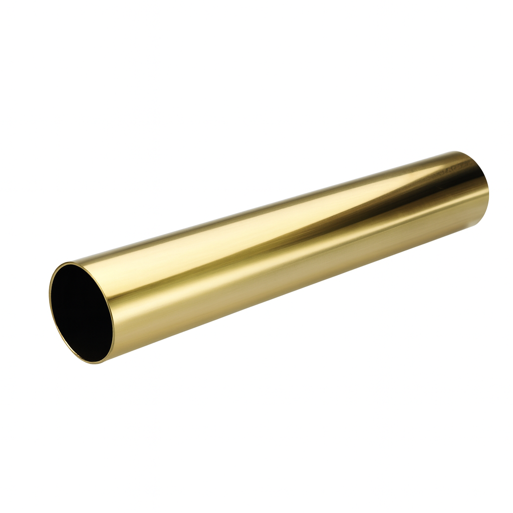 Brass Plated Steel Round Tube