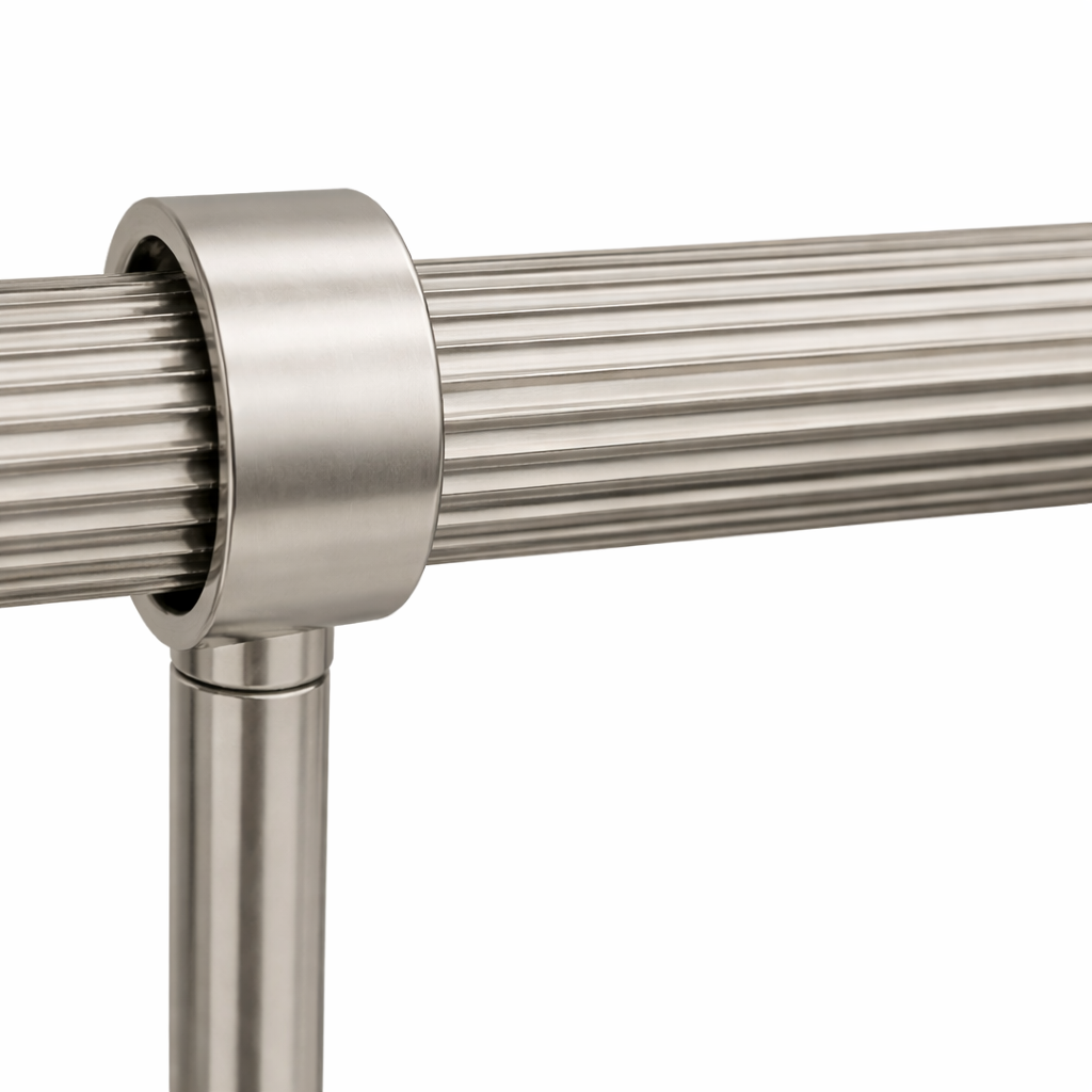 25mm Reeded Brass Tube