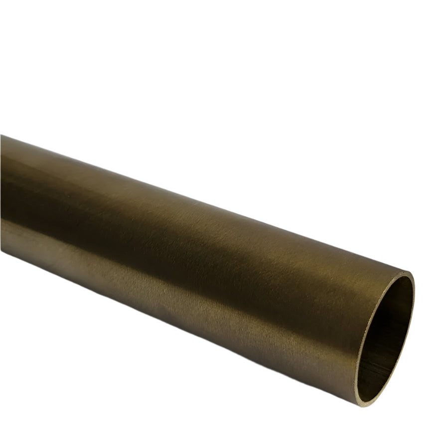 Round Brass Rail - Roman Brass Aged