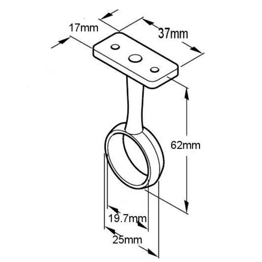 Wardrobe Rail Bracket