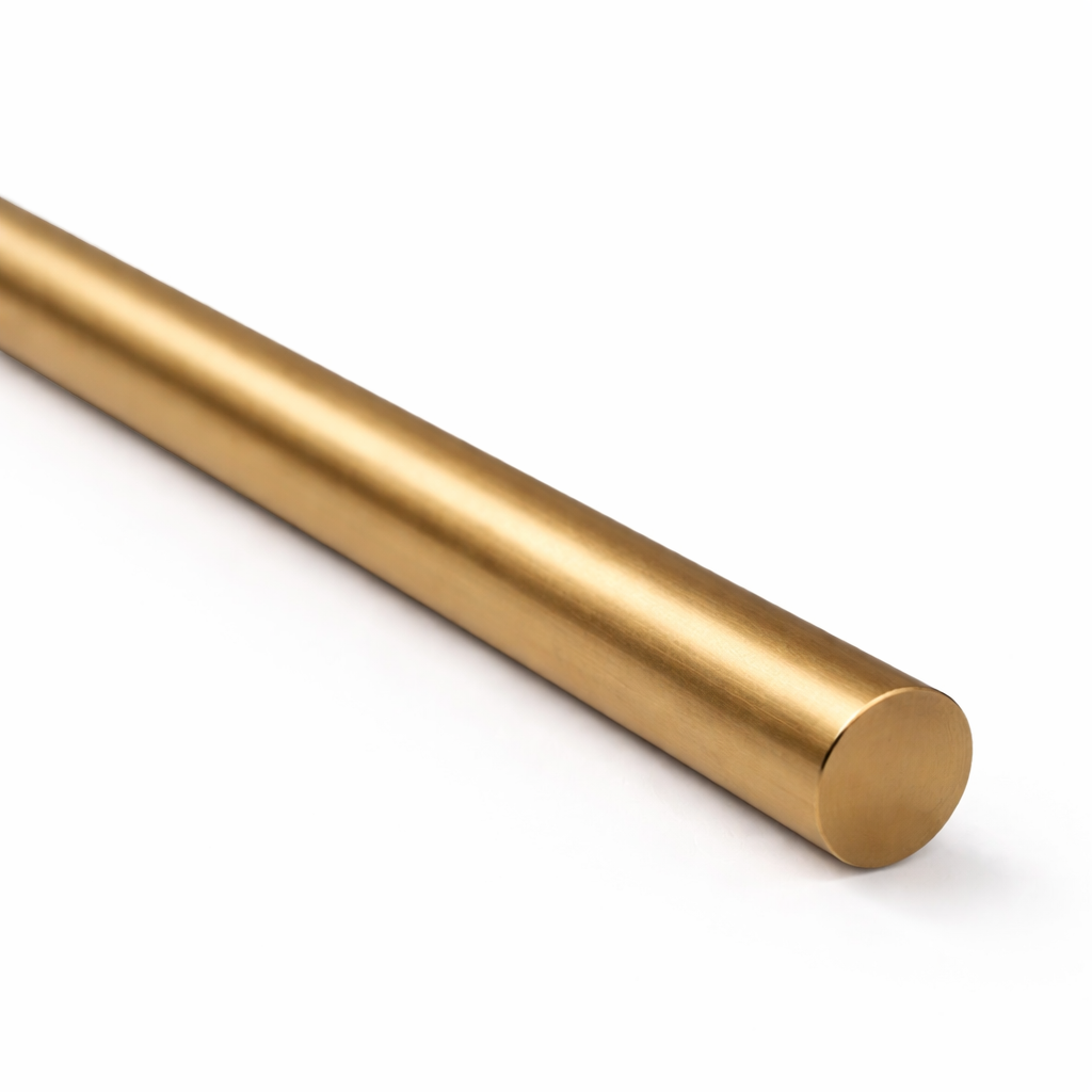 6mm Solid Brass Gallery Shelf Rail Rod