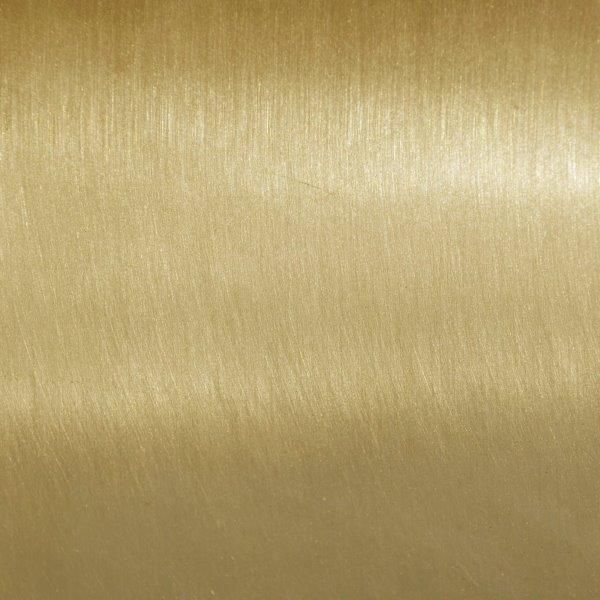 Round Brass Rail - Satin Brass