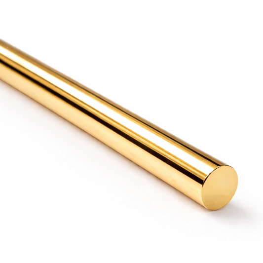 6mm Solid Brass Gallery Shelf Rail Rod