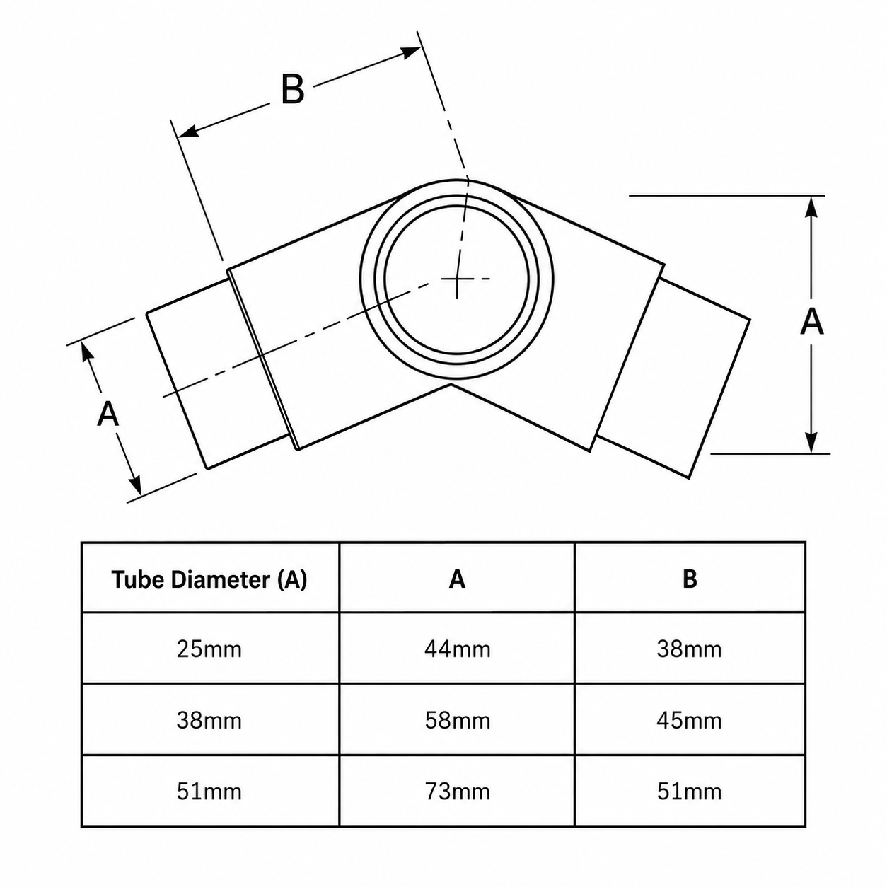 135° Side Outlet Elbow