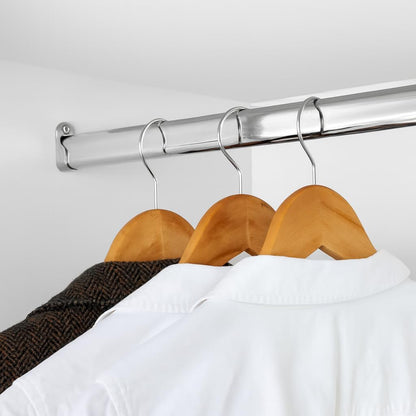 30x15mm Oval Steel Wardrobe Rail Tube