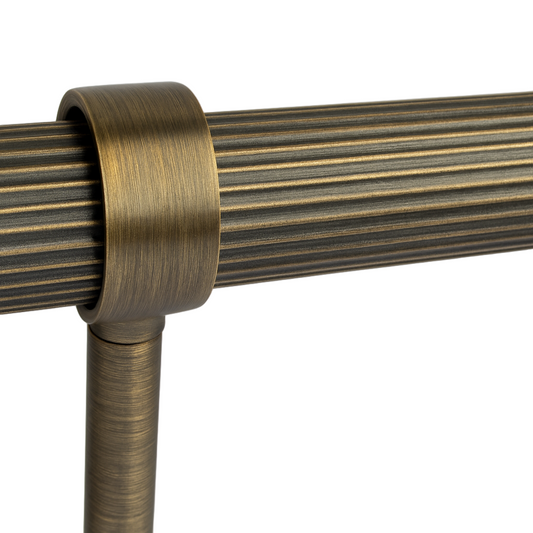 Reeded Brass Rail