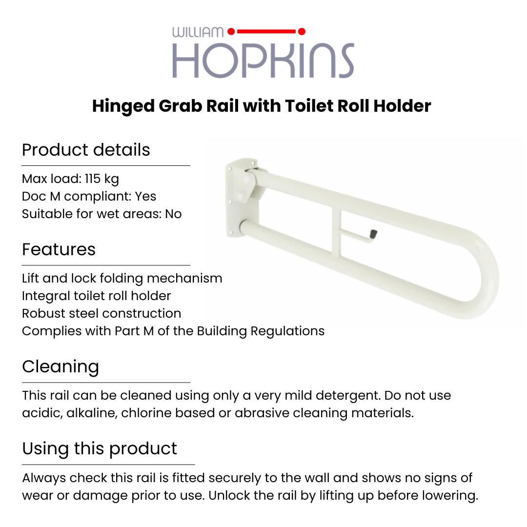 800mm Hinged Grab Rail
