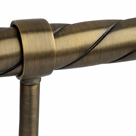 25mm Rope Twist Brass Tube