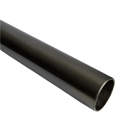 Dark bronze finished tube on white background 