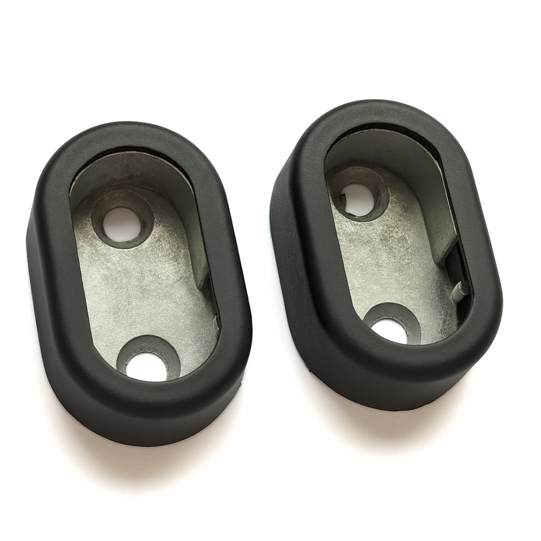 30x15mm Oval LED Rail Support Fittings