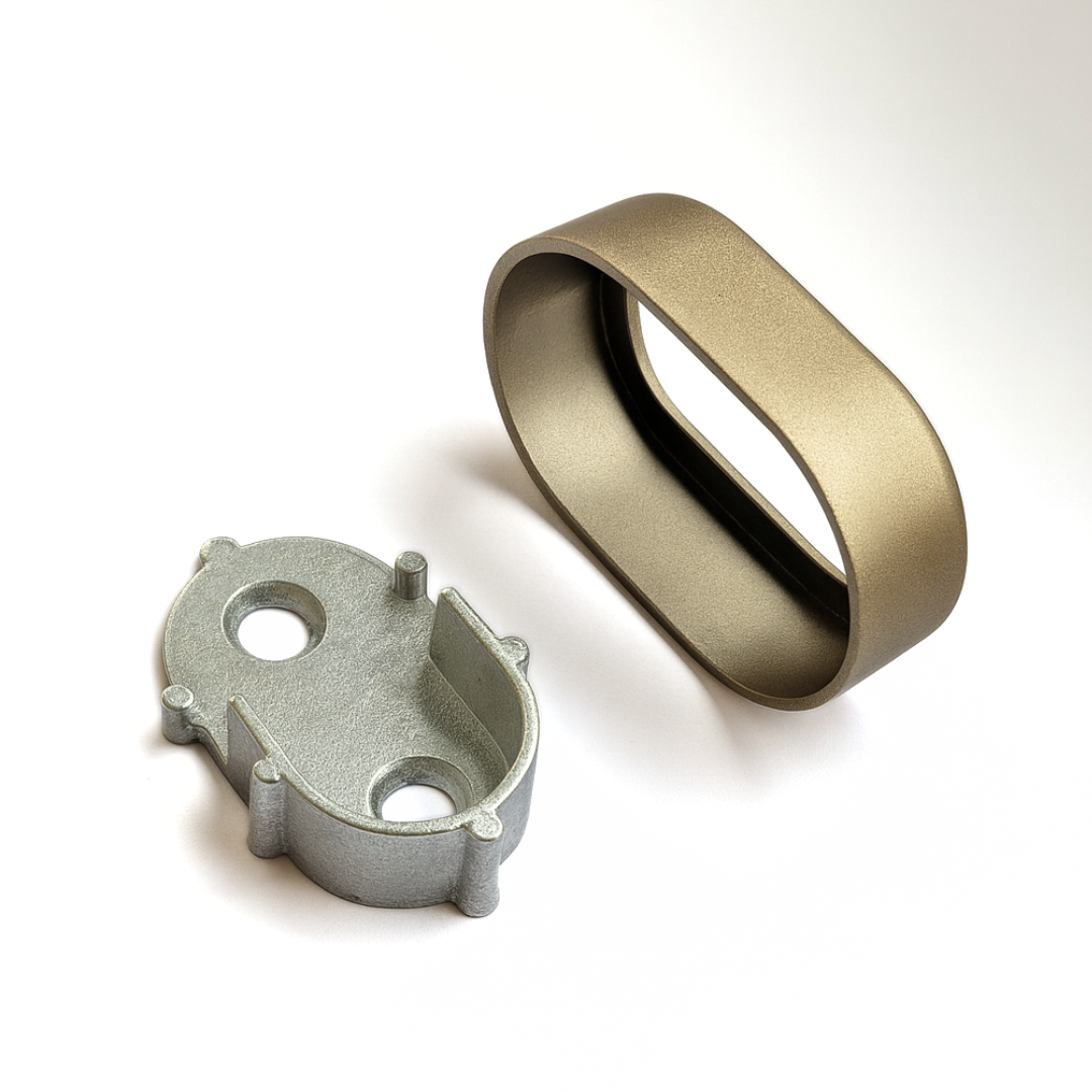 30x15mm Oval LED Rail Support Fittings