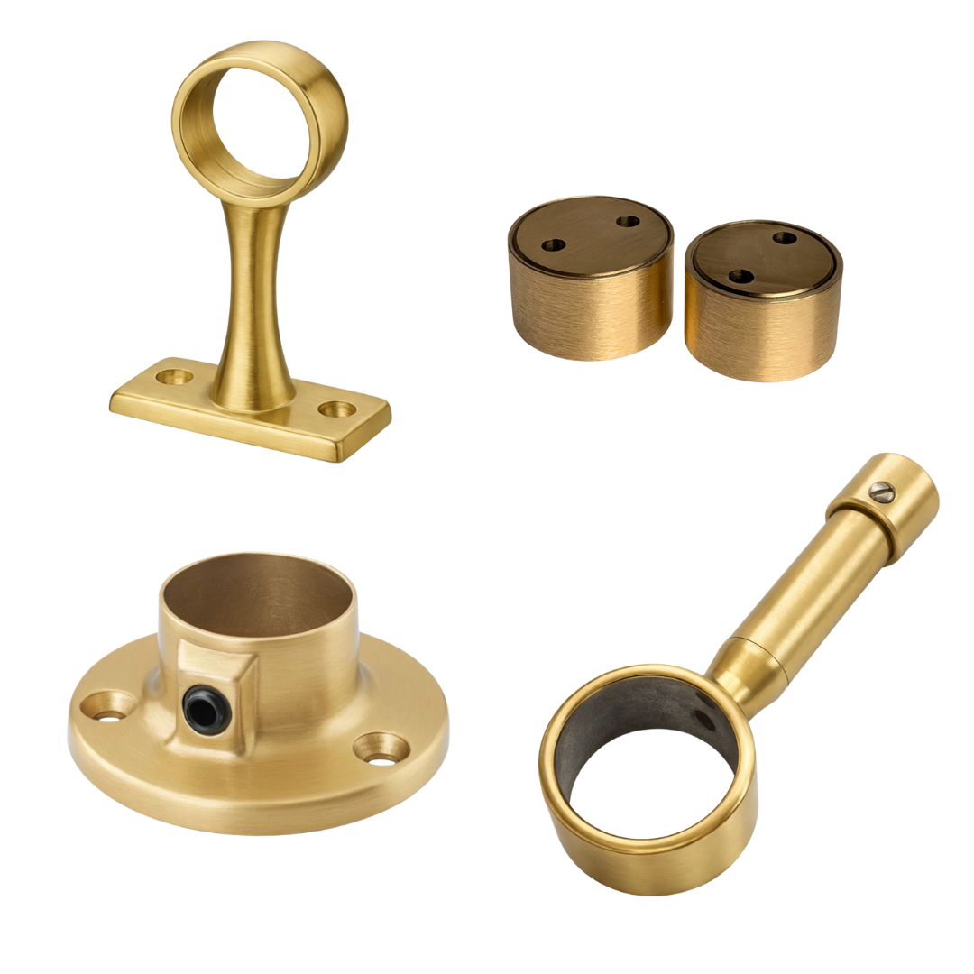 25mm Round Support Fittings for LED Rail