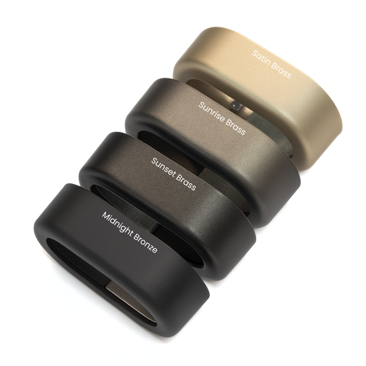 30x15mm Oval LED Rail Support Fittings