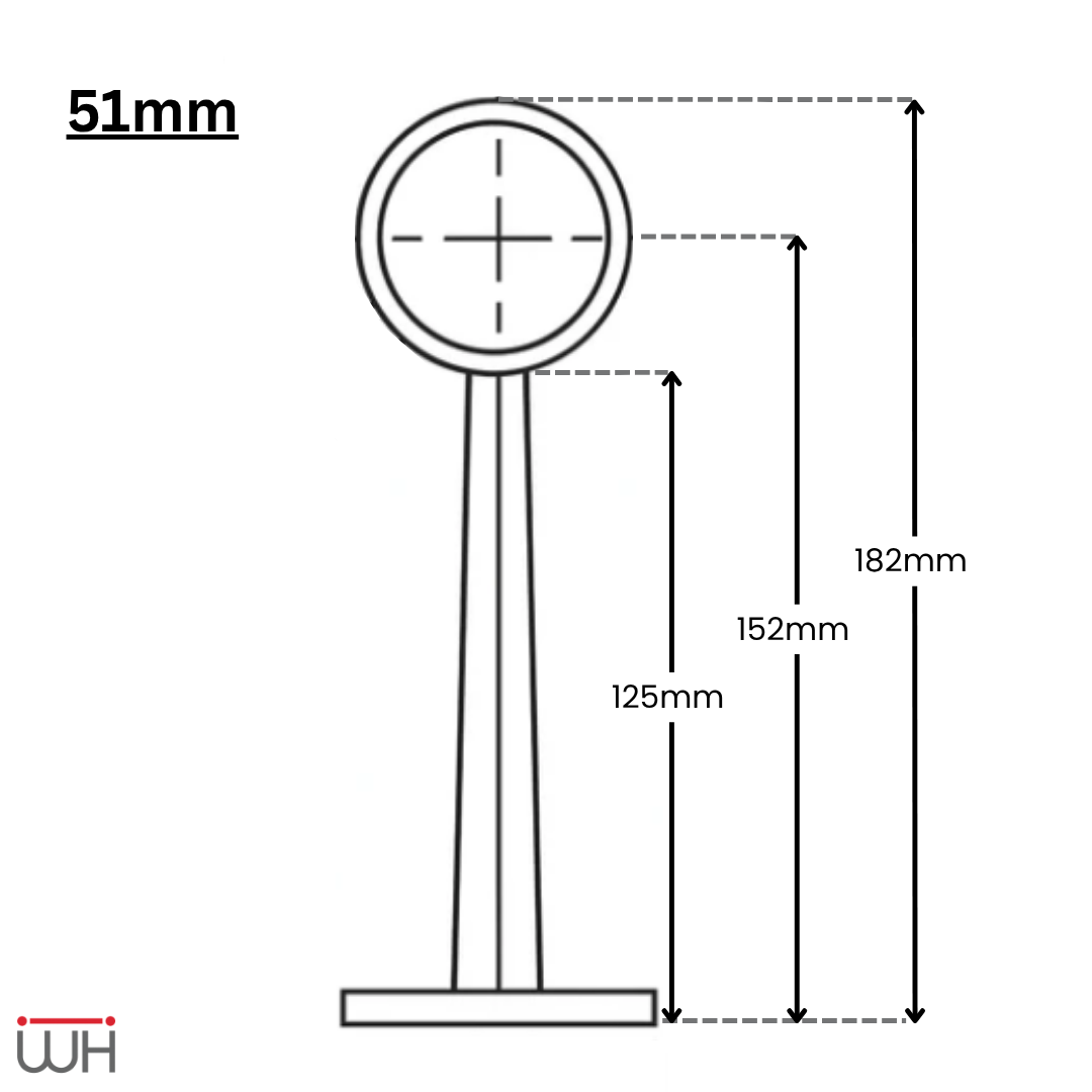 Bar Railing Tall Upright Bracket