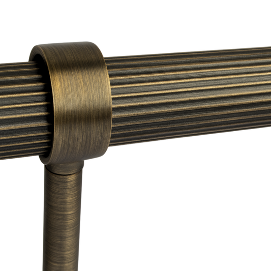25mm Reeded Brass Tube