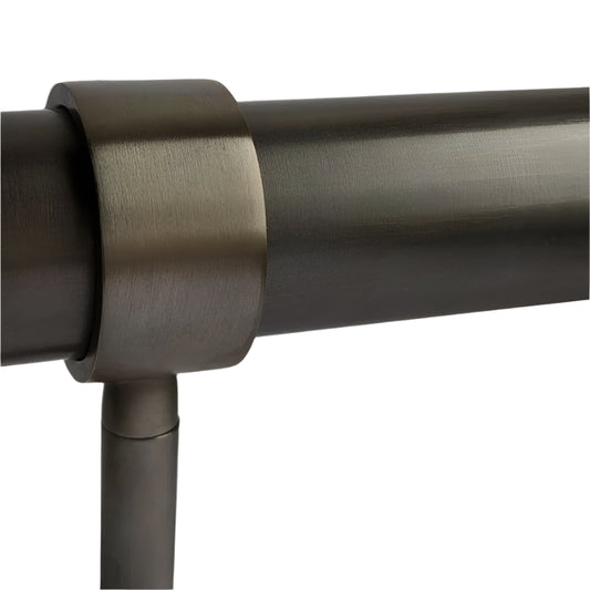 Round Brass Rail - Aztec Bronze Light
