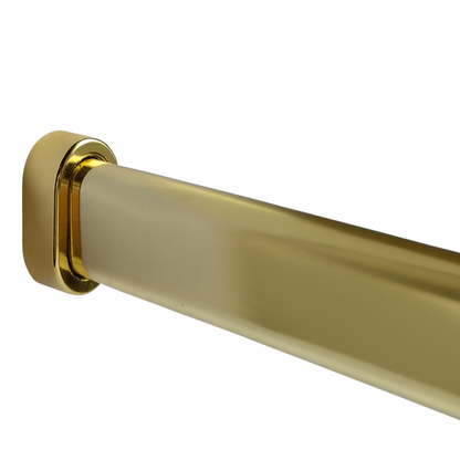 BRASS OVAL TUBE WITH INVISI SOCKET 