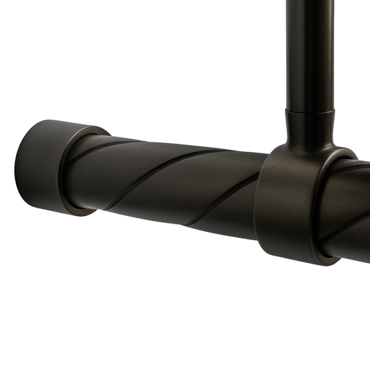 25mm Rope Twist Brass Tube