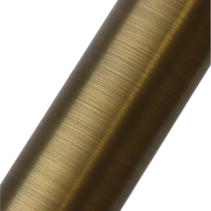 Round Brass Rail - Roman Brass Dark
