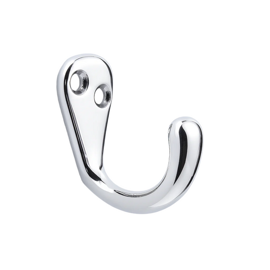 Chrome Plated Single Coat Hook