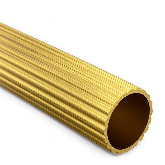Reeded Brass Rail