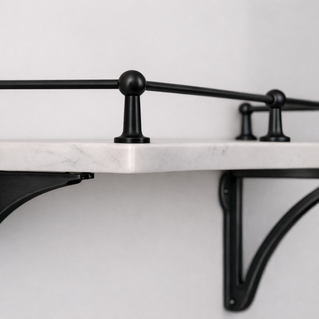 6mm Gallery Shelf Rail Bracket