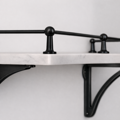 6mm Gallery Shelf Rail Bracket