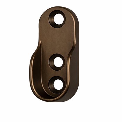 30x15mm Oval LED Rail Support Fittings