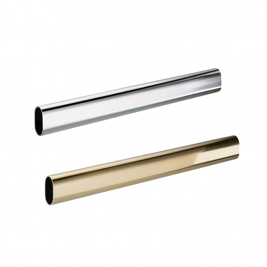 30x15mm Oval Steel Tube