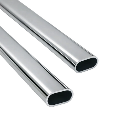 Oval Chrome on Brass Tube 