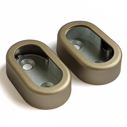 30x15mm Oval LED Rail Support Fittings