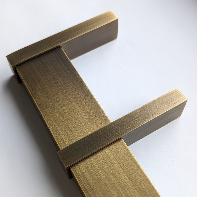 30x15mm Brass Rectangular Tube